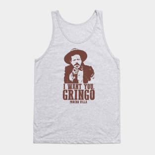 Pancho Villa: I Want You, Gringo Tank Top